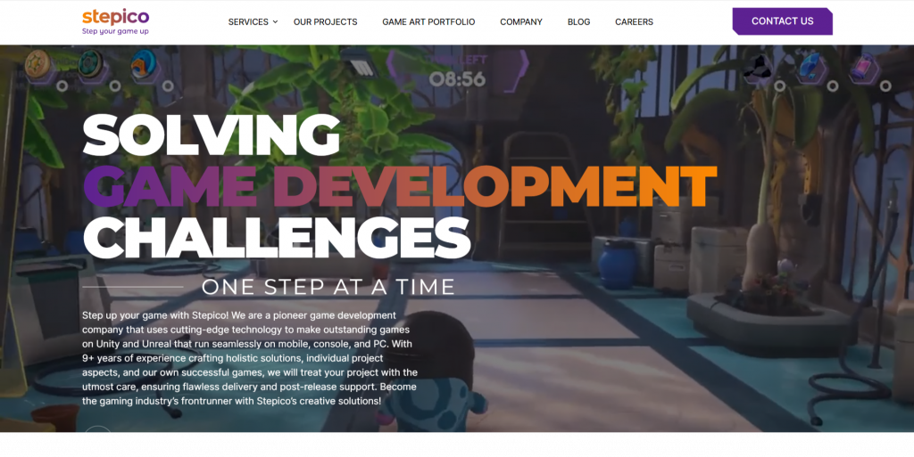 ᐷ Stepico • Game Development Company