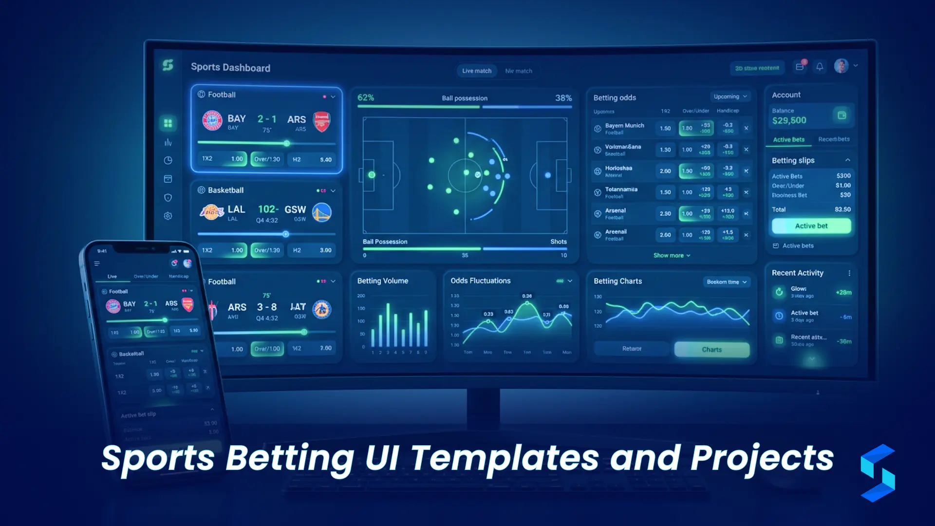 Sports Betting UI Templates and Projects