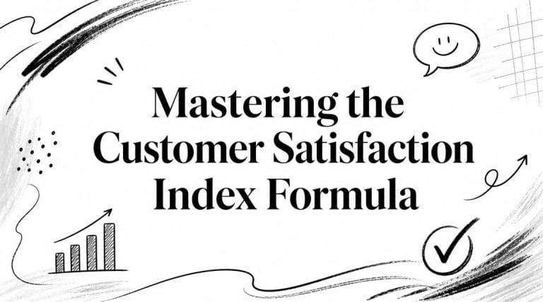 Mastering the Customer Satisfaction Index Formula