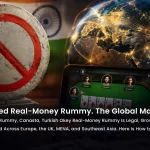 Online rummy game platform architecture diagram showing multi-variant engine, fair play systems, certified RNG, and global payment integration for UK, Europe, and MENA operators in 2026
