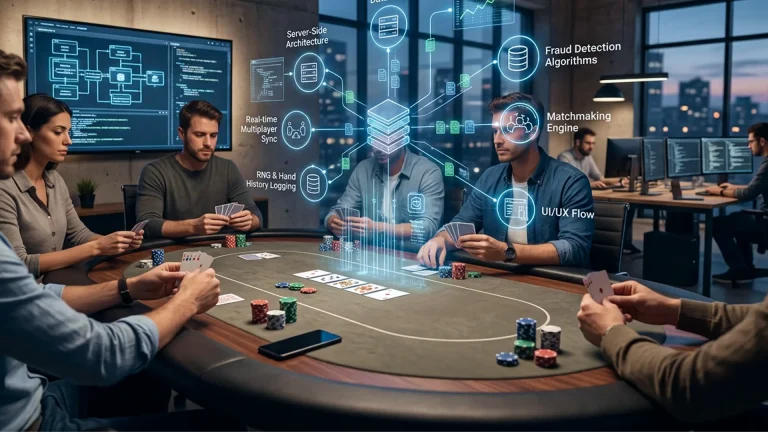 Online Poker Game Development: Multiplayer Architecture, Game Logic, and Anti-Cheat Systems