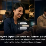AI agents are replacing traditional customer support in online casinos handling disputes, KYC queries, and withdrawal escalations 24/7. Here is how the technology works and how to implement it.
